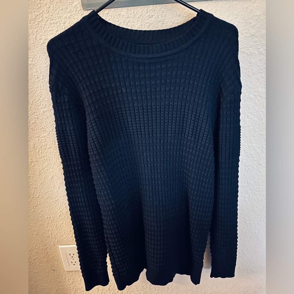SHIEN XL MENS SWEATER DARK BLUE